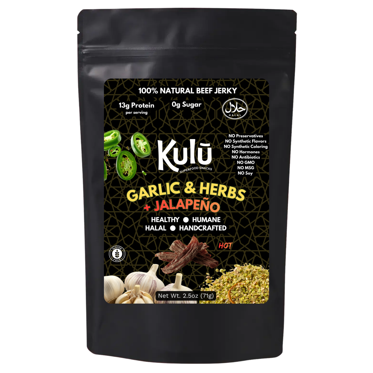 Garlic & Herbs + Jalapeño - 2.5oz